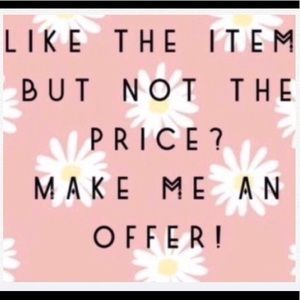 😀REASONABLE OFFERS ARE WELCOME 😀